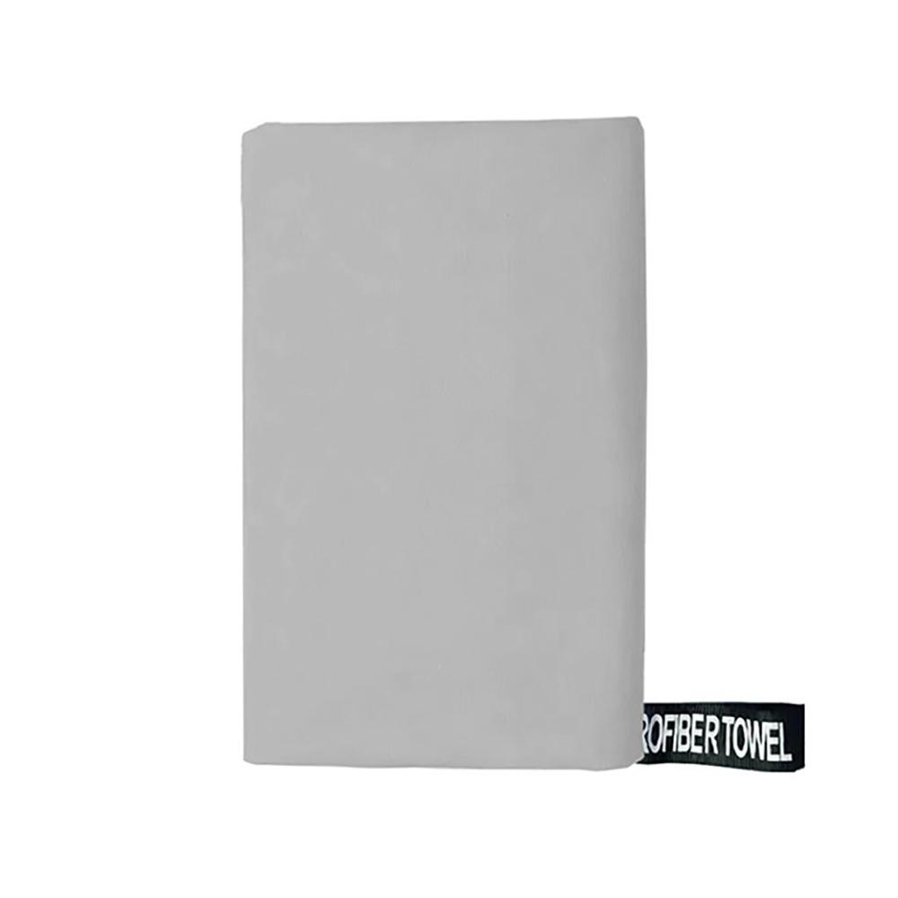 

Portable Microfiber Towel Ultra-Absorbent Swimming Towel New Compact Towel Travel Sports Light Grey 40×80CM