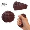 Mousse Cake Squeeze Toy Chocolate Anti-Anxiety Simulated Cream Sensory Simulation Food Photo Props Stress Relief