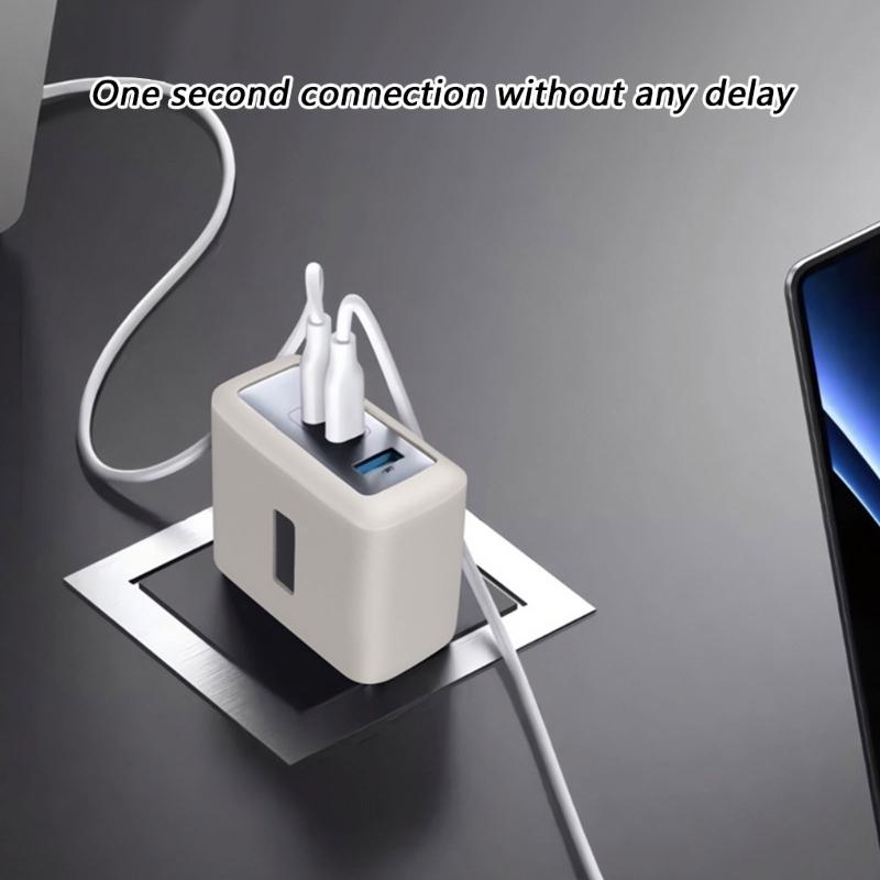 Heat Resistant Silicone Cover for 100W Charging Adapter Full Body Protective Cover Easy Installation Accessories