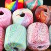 10pcs/lot Pure cotton space-dyed lace thread violent bear hand-crocheted shawl knitting fine wool