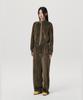 AMES-WORLDWIDE Velour Track Pants Khaki