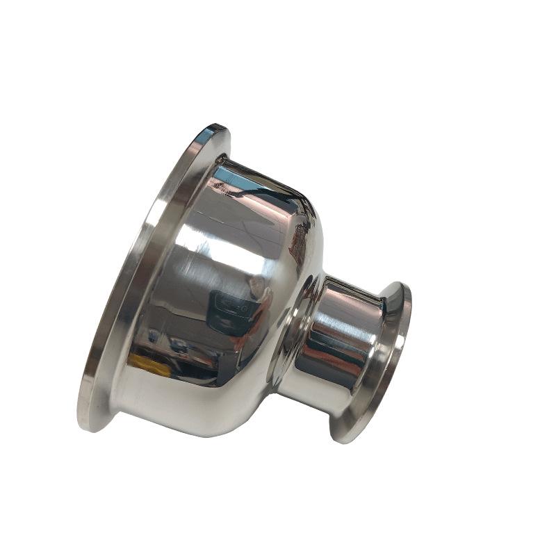 

Stainless Steel 304 Sanitary Quick Connect Eccentric Reducer Clamp, Concentric Mirror Finish. 76*38 mm