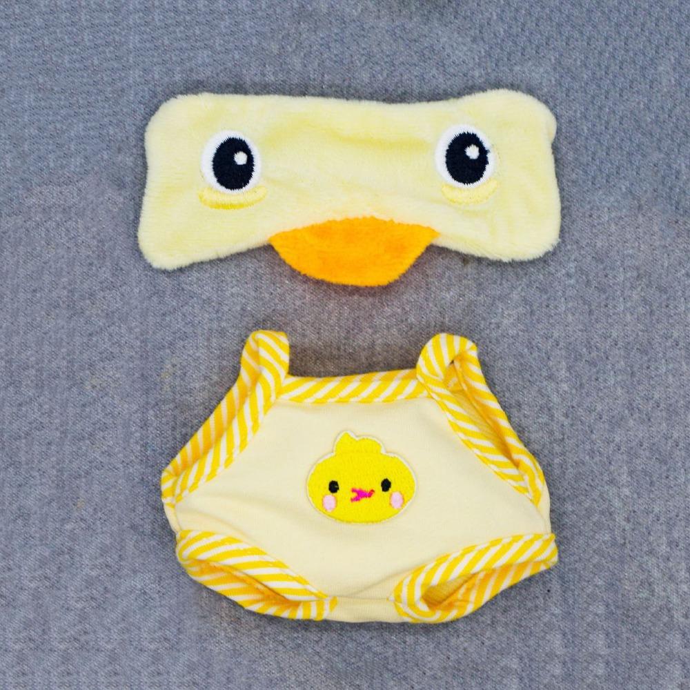 1 set Yellow Duck Cotton Doll's Clothes Academic No Attribute Doll Clothes  Doll Accessories
