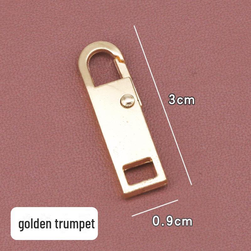 Odpinany ściągacz zamka błyskawicznego bez użycia narzędzi: Metalowy Wisiorek Sprężynowy do Torebek i Bagażu