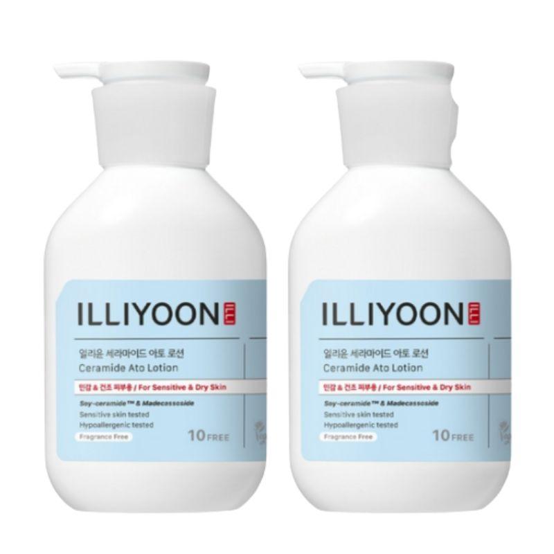 

ILLIYOON Ceramide Ato Lotion Fragrance Free Moisture Barrier Care 350ml x2 1