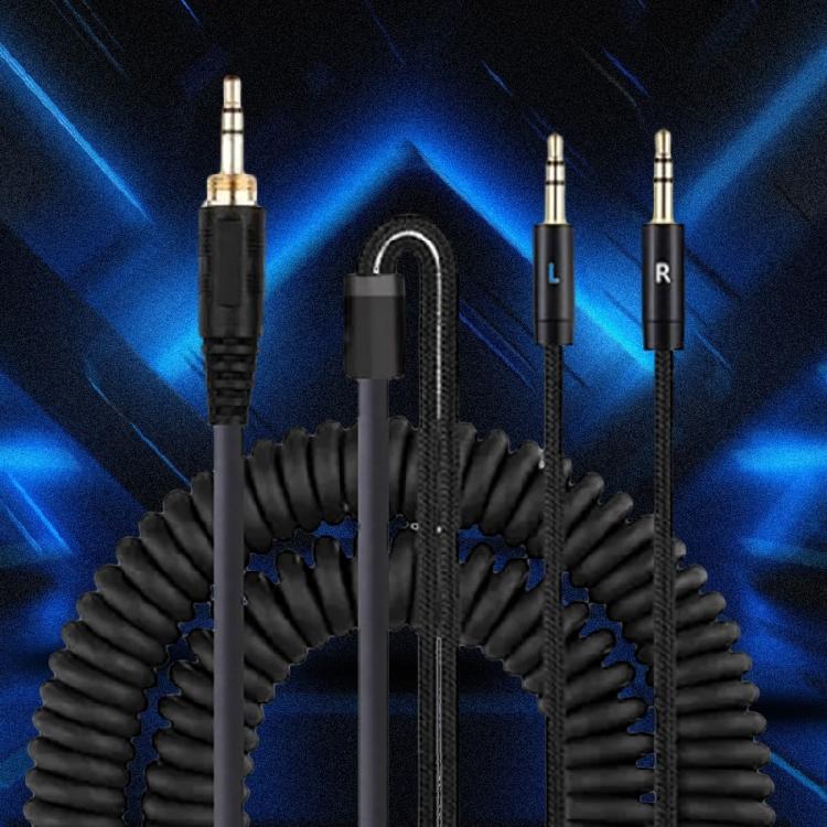 Durable 3.5mm to 2.5mm Cable for SolRepublic MasterTracks HDV8 V10 V12 Headset