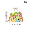 Paper Easter Rabbit Door Hanging Party Decor With Cartoon Theme Party For
