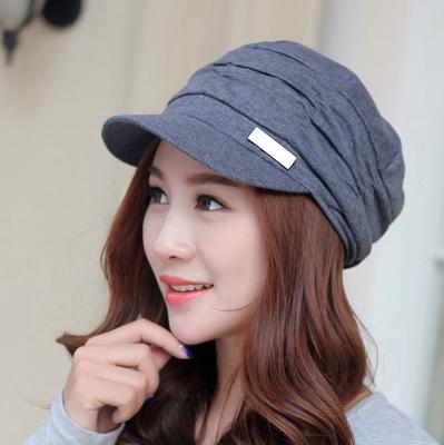 Beret Ladies Winter Octagonal Cap Warm Knitted Cap Old Lady Warm Hat Middle-aged Hat