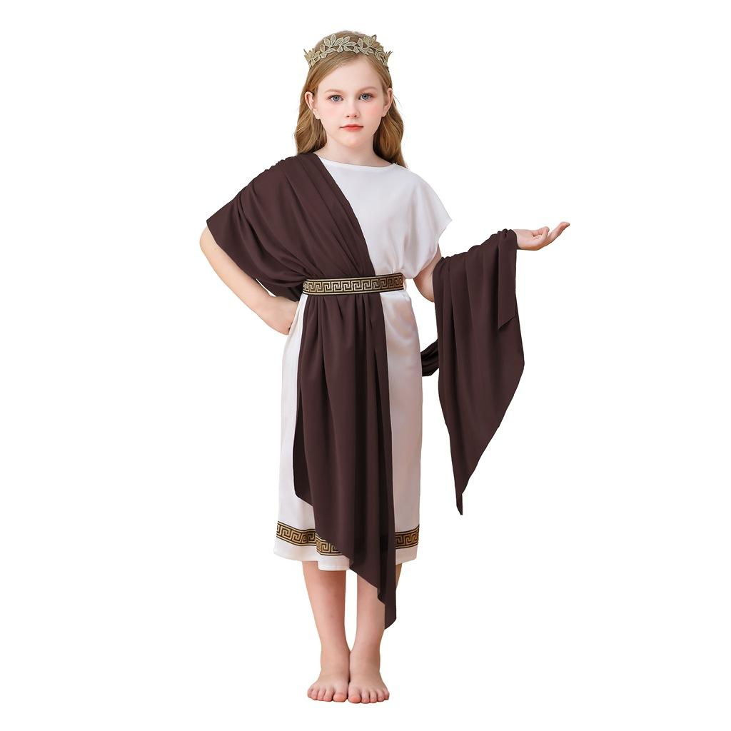 Halloween kinderkostuums Griekse mythologie heren- en dameskostuums Rode Romeinse carnavalskostuums Toga's