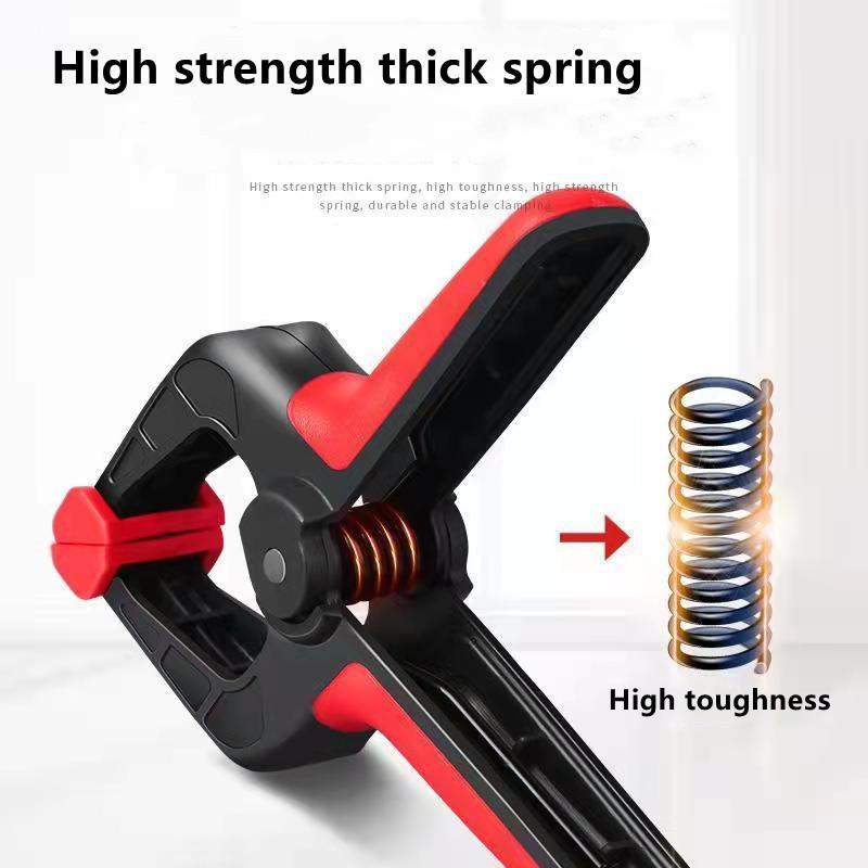 3/4/6/9Inch Heavy Duty Woodworking Plastic Spring Clamp DIY Woodworking Tools Extra Large Plastic Nylon Clamps For Spring Clip