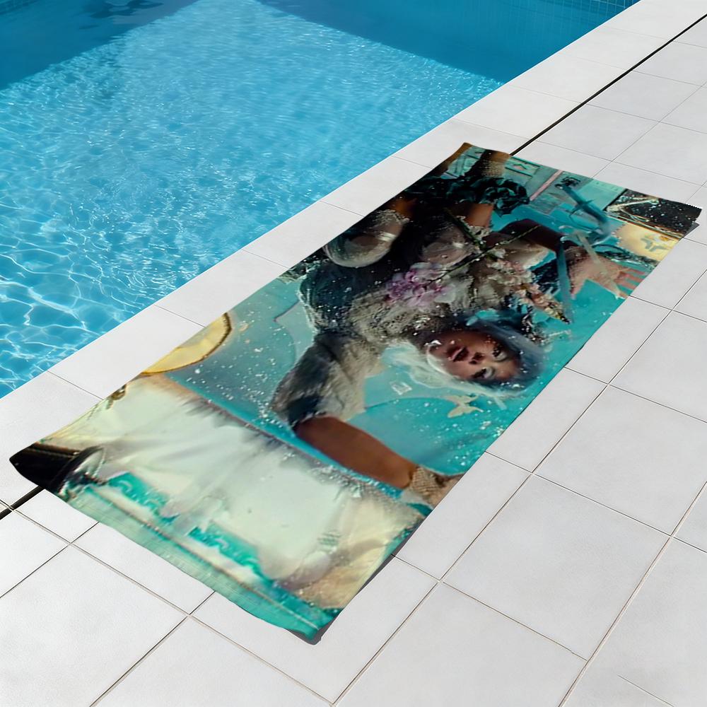 Sängerin M-Melanie M-Martinez Portals Handtuch Strand Schnelltrocknend Weich Poolhandtücher Geschenk für Reise Fitnessstudio Dusche Camping Sport