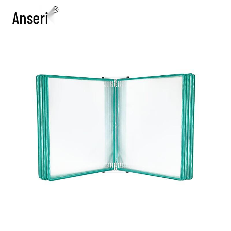Ancerui Magnetic Wall-Mounted Flip Page Document Display зеленый