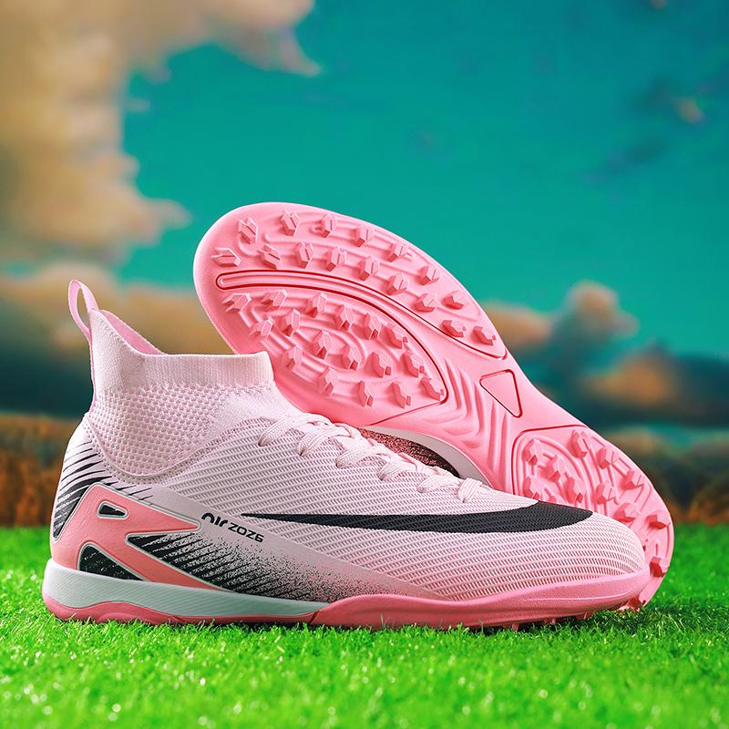 Mens Football Shoes Long Spikes Training Match Soccer Shoes Professional Original Society Football Boot for Man