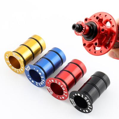 2Pcs with Spare Sealing Ring Bike Hub Thru Axle Adapter Front Thru Axle Adapter  Road Bike