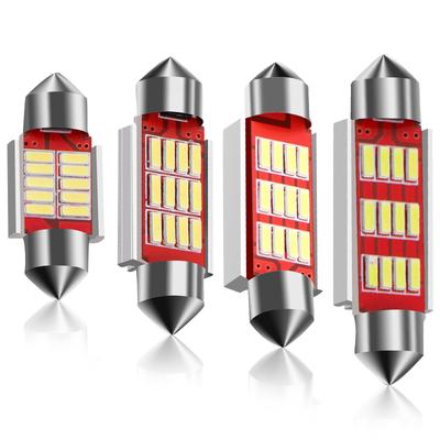 1X 4014 SMD LED C5W C10W Auto Leselicht Auto Soffitte Innenkuppellampe 31mm 36mm 39mm 41mm