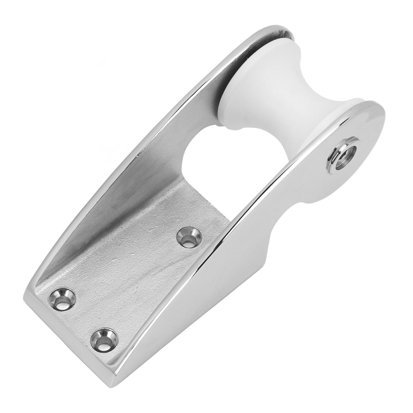 Boat Bow Anchor Roller Bracket Nylon Pulleys Anti Slip Rubber Pad Wear Resistant Boat Anchor Roller for Yachts Boats