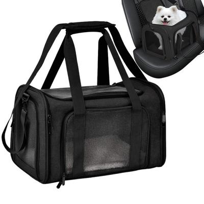 Cat Transport Carrier Pet Travel Kitten Carrier Breathable Small Pet Carriers For Small Cats And Dogs Foldable Pet Carrier Bag