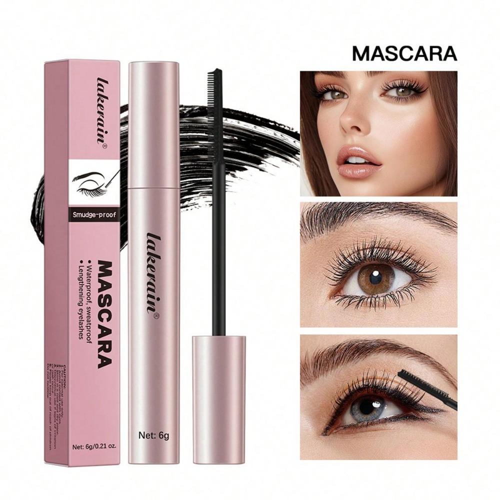 Long and Curling Mascara, Black Waterproof Mascara, A Must-have Cosmetic for Dating, Create Sexy Eyelashes