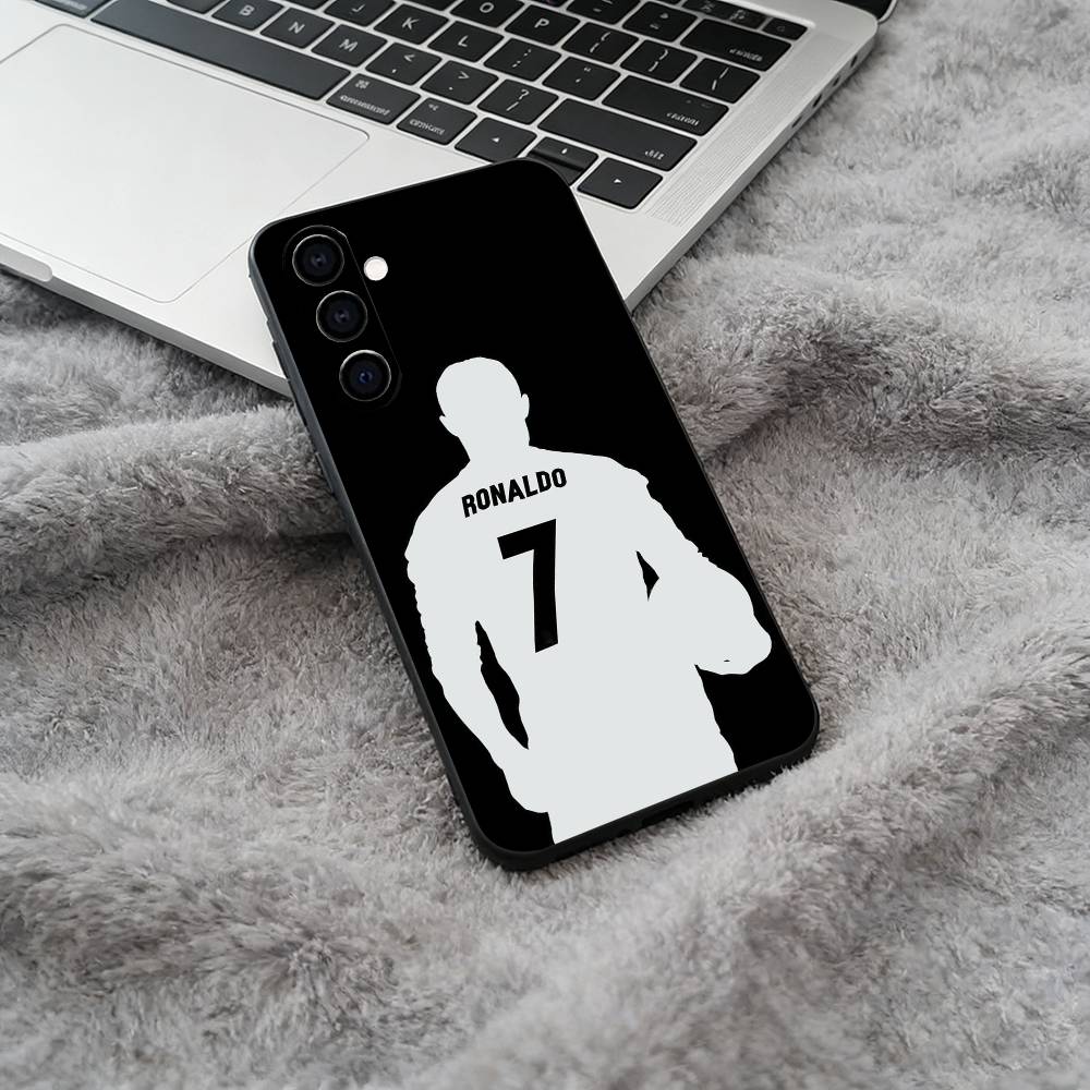 

7-No7-C-R-7-Ronaldo Phone Case For Samsung Galaxy A73,A71 A72,A70,A53,A52,A51,Soft Silicone Black Cover Samsung a21s