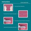 35/70Pcs Orthodontic Floss Puller Dental Threader Practical Cleaning Threader Floss Tools Oral Hygiene Care Freshens Breath