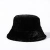 Korean Style Women's Plush Hat Windproof Warm Fisherman Hat Personality Wool Bucket Hat  Winter