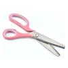 Sewing Zigzag Scissors Tailor 2CR13 Stainless Steel  PP+TPR Handle Triangular  For Fabric Needlework Cutting  Dressmaker Shears