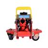 Carrello idraulico orizzontale da 2 tonnellate realizzato in acciaio sintetico rosso resistente durevole