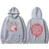 Anime Hellsing Abraham Van Helsing Vampire Alucard Face Graphic Hoodie Men Women Manga Oversized Hoodies