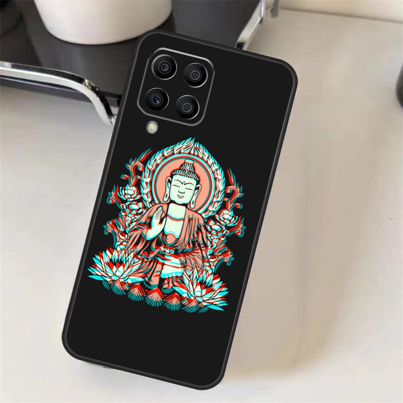 Trippy Gautama Buddha Case For Samsung Galaxy M15 M35 M55 M56 M36 M16 M06 M31 M13 M33 M53 M12 M32 M52 M14 M34 M54