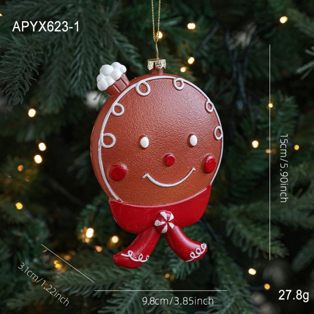 Plastové vánoční ozdoby perníčků Vánoční dárek