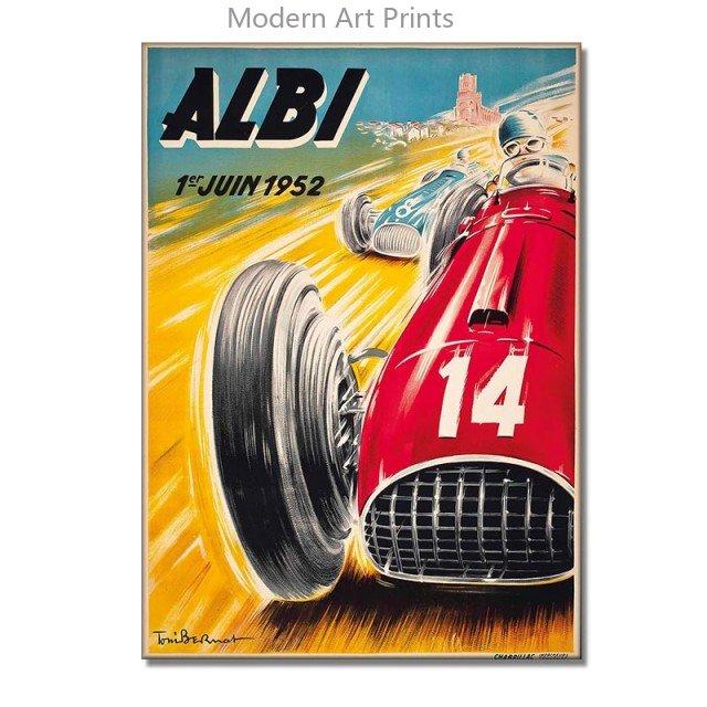 

24 часа Ле-Мана Холст Постеры Принт Фотографии спортивных автомобилей Винтажные Картины для настенного искусства для декора дома, гостиной, бара Без рамы 30x40cm No Framed