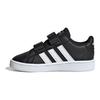 adidas Grand Court Infant Black White Baby Sneakers Core-Black Cloud-White EF0117