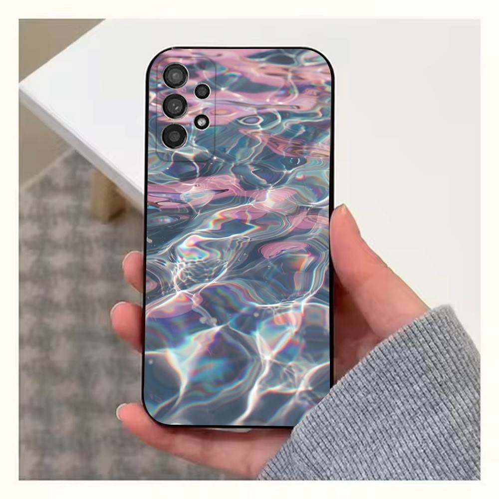 Rainbow Holographic Case For Samsung S22,S25,S20,S10,Plus,Ultra,S24,S23,FE,S21,S9,Lite,Soft Silicone Black