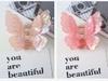 Butterfly Hair Claw for Women Acrylic Handmade Back-of-Head Shark Clip Hair Accessories
