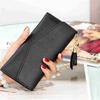 Fashion Long Lady Wallet with Large Capacity Tassel Coin Purse Card Holders Handbag