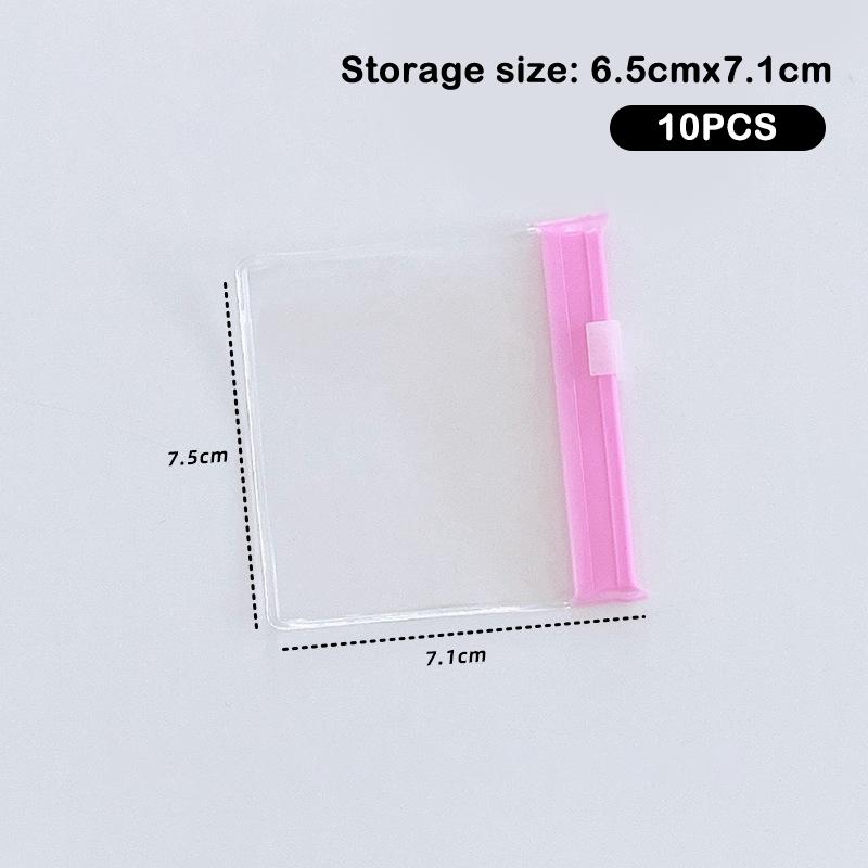 10Pcs Reusable Zipper Pill Bags Medicine Storage Bags Translucent Self-Sealing Travel Bags Medicine Dispensing Storage Bags