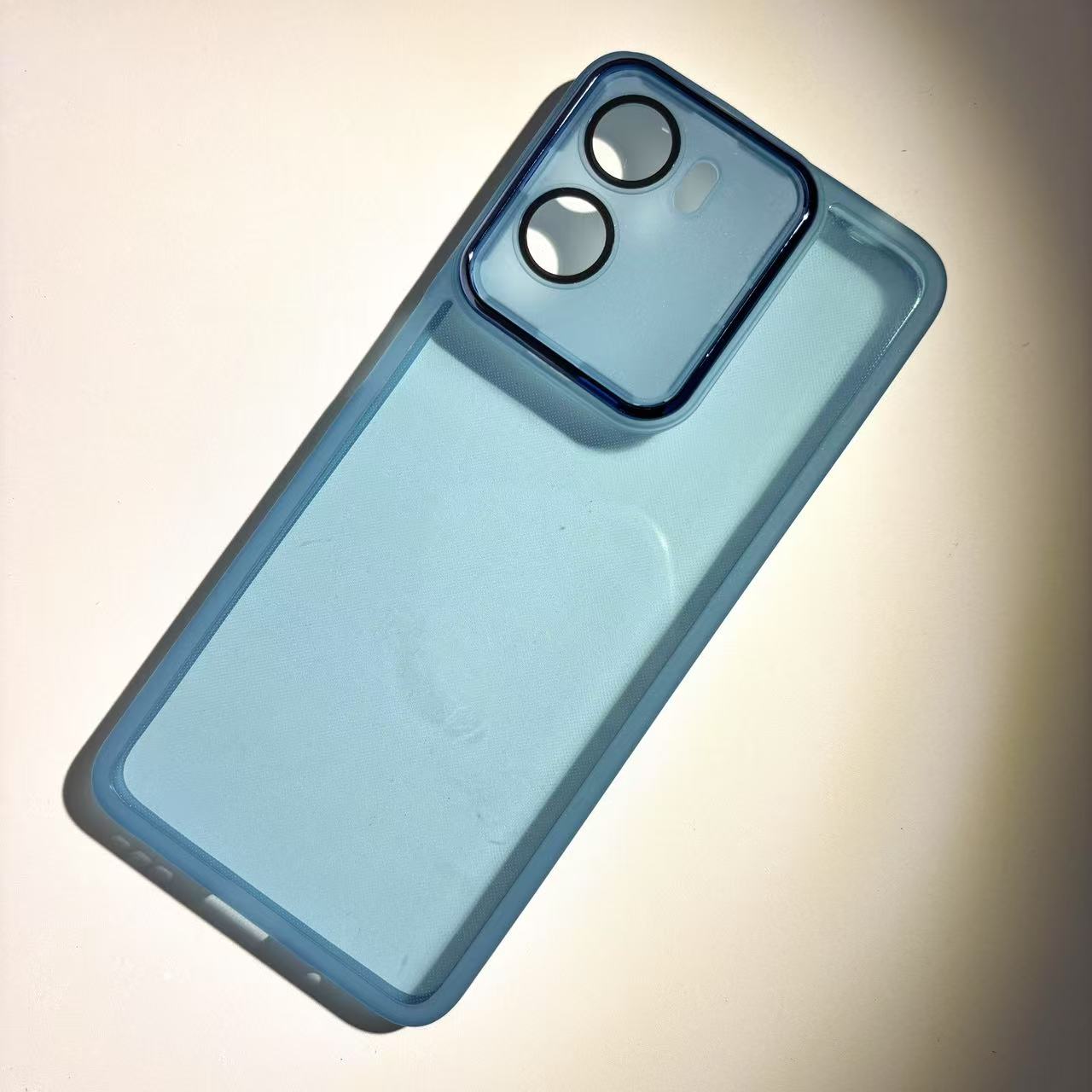 

для Moto G05 Чехол Ультрапрозрачный Невидимый Чехол, Не желтеющий Силикон для XT2315-2 6.7 Без отпечатков пальцев Защита от царапин Прочный for MOTO G05 синий