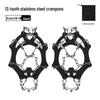 ML Outdoor 13-Tooth Stainless Steel Welded Crampons