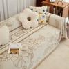 Flower Print Sofa Cover Blankets Outdoor Camping Picnic Large Blanket Leisure Beach Towel Travel Rug Sofa Mat