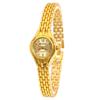 Ladies Gold Plated Watch Women Bracelet Quart Wristwatch Girl Analog Feminino Relojes Hour Watches Saati Clock
