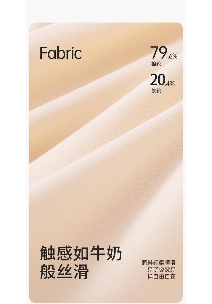 Three in one seamless compression safety pants for women in summer, anti slip and non rolled silk antibacterial flat corner underwear