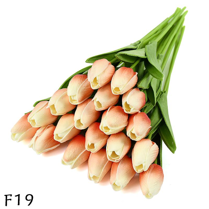 5/10pcs PU Tulip Simulation Flower Artificial Flowers Fake Tulips Real Touch Flower Arrangement Bouquet for Home Wedding Decor