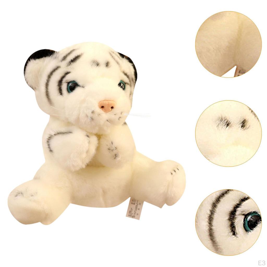 Animal Hand Puppet Toy, Tiger Plush Figure for