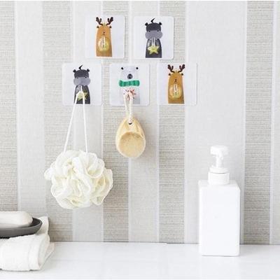 Household Convenience Tools Animal Style Strong Adhesive Hook Wall Holder Nail Free Traceless Wall Hook  Kitchen Bathroom Tools