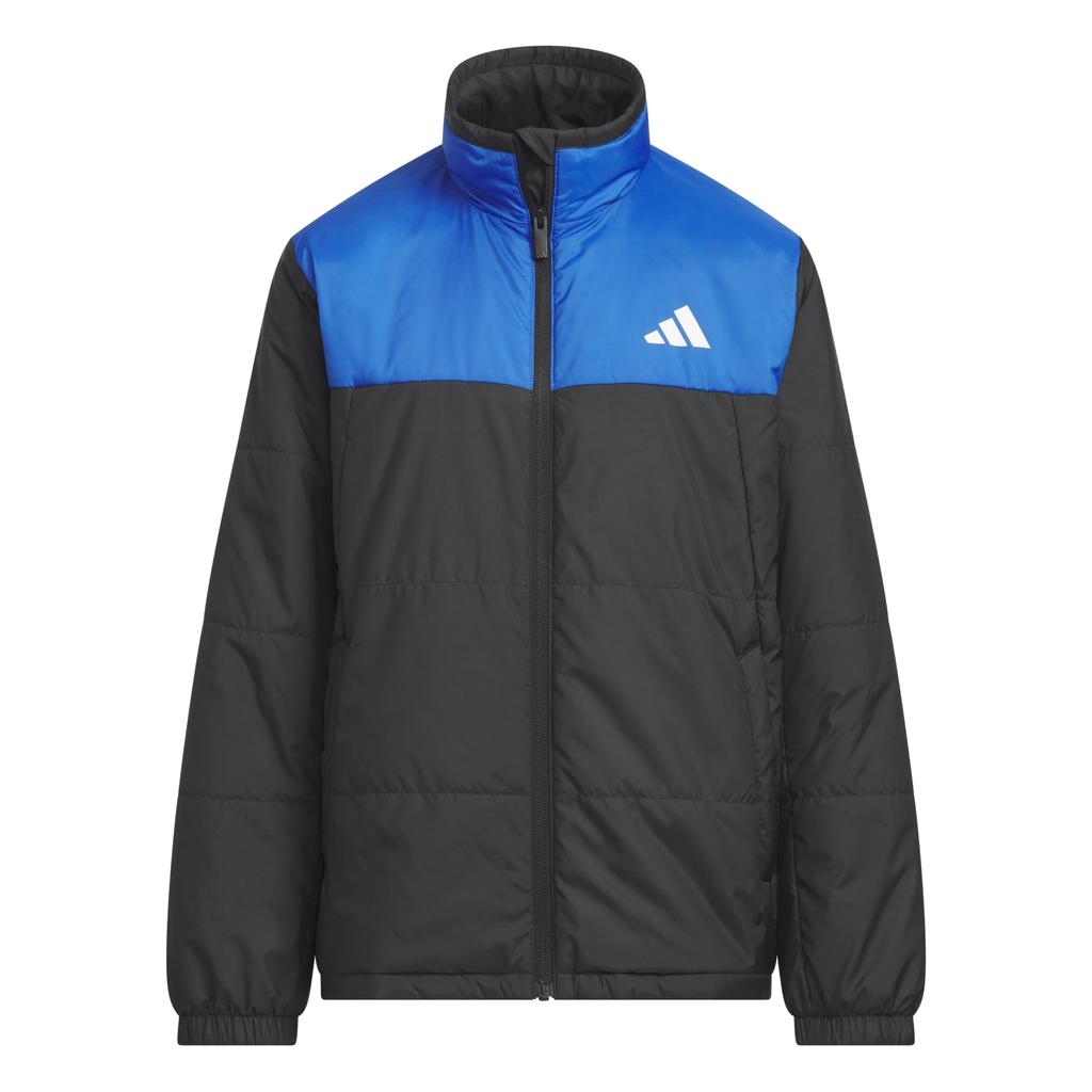 Adidas Essentials Padded Royal Size 130 Kids' Jacket, Unisex, VD376, Black/Bright (KA1338),