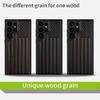 Carveit Wood Case for Galaxy S24 Ultra Case [Natural Wood & Black Soft TPU] Shockproof Protective Cover Unique Wooden Design Compatible with Samsung