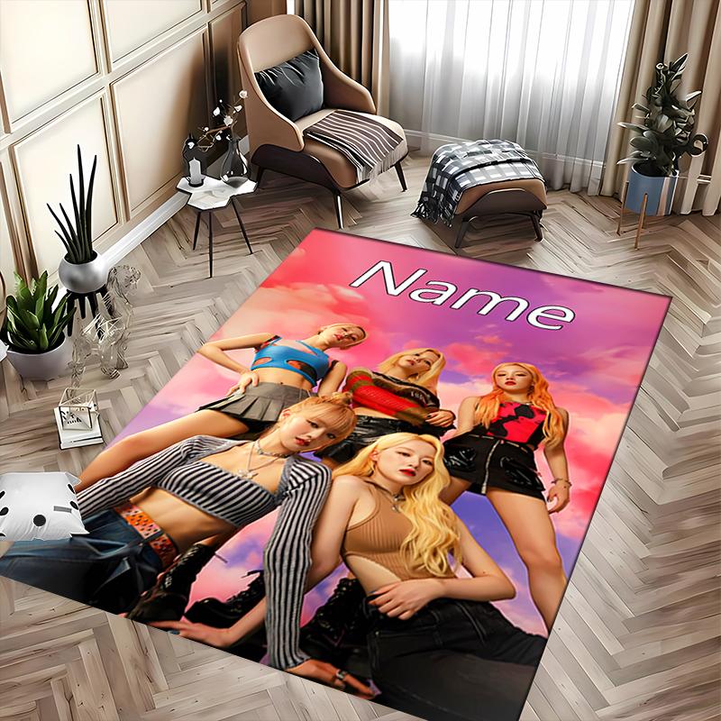 Custom personalization (G)I-DLE Area Rug - Perfect For Kitchen, Bathroom,Laundry Room Decor Large Size Available,Gift All Seasons