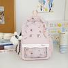 Schoolbag New Cartoon Puppy Printed Backpack Junior High School Schoolbag Ins Niche High Value Backpack