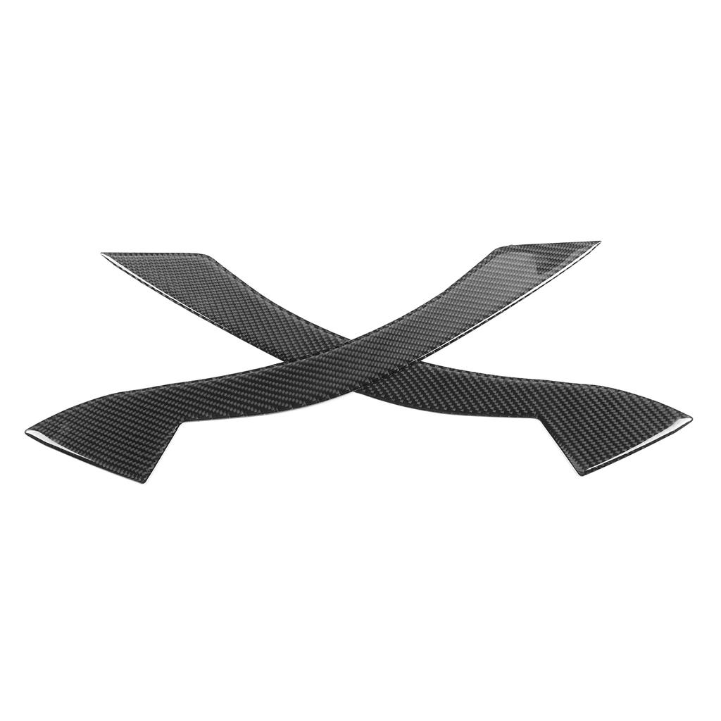 Pair Carbon Fiber Headlight Eyebrow Eyelid Simple Installation Fit for Z4 E89 2009‑2015