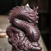1pc Dragon Lucky Feng Shui Ball Ceramic Handicrafts Home Decorate Backflow Incense Burner Stick Holder Gifts (Without Incense)